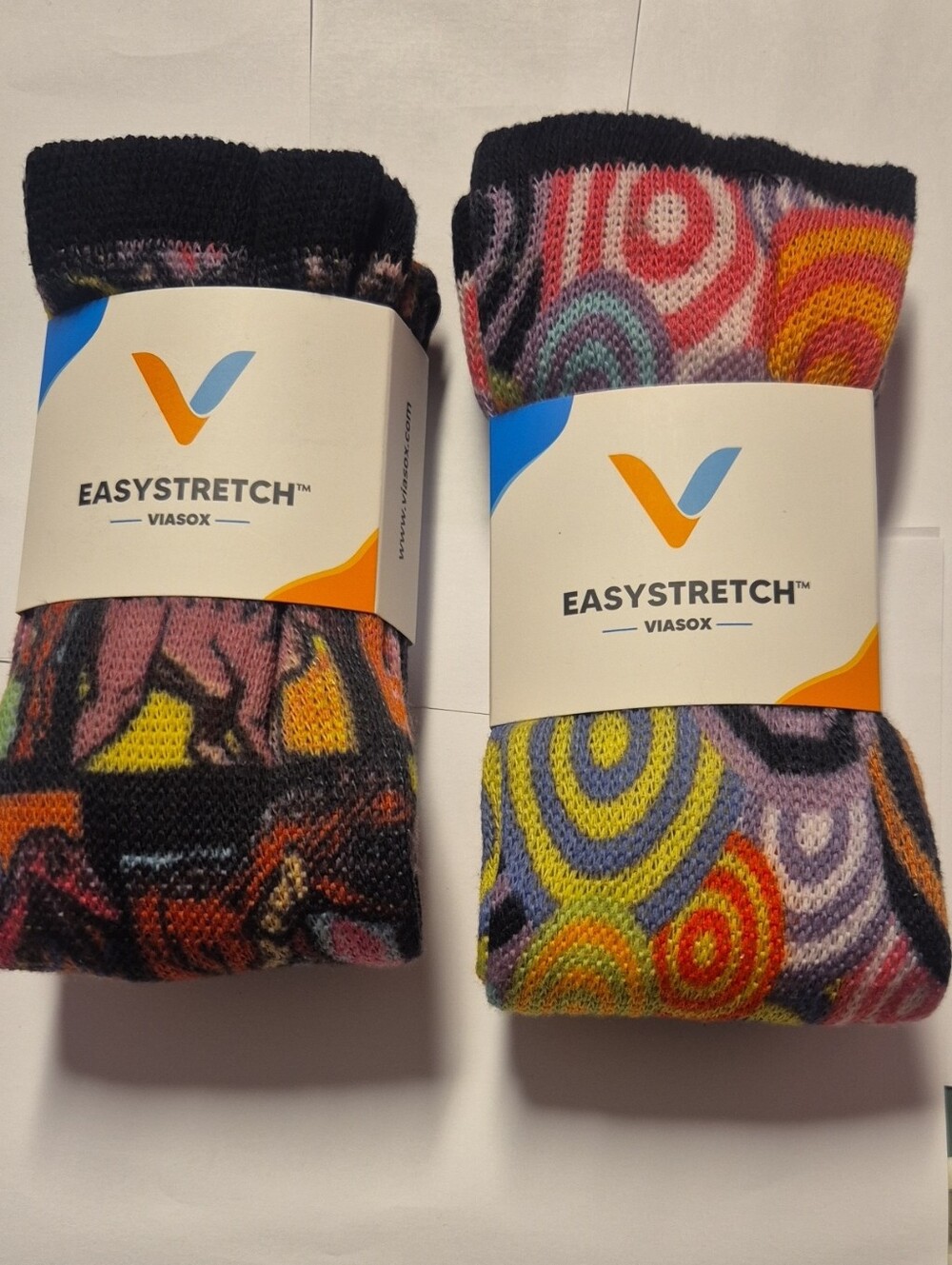 Easystretch Viasox Medium/Large Socks Womens 10-13 Mens 9-12